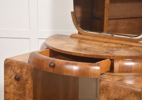 ART DECO BURR WALNUT DRESSING TABLE - ADDITIONAL PHOTO 12