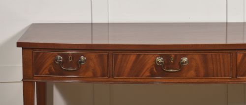 GEORGIAN STYLE MAHOGANY THREEDRAWER CONSOLE TABLE - ADDITIONAL PHOTO 1
