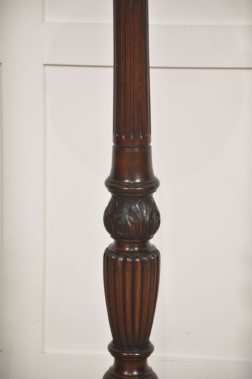 MAHOGANY PEDESTAL PLANT STAND IN THE GEORGIAN TASTE - ADDITIONAL PHOTO 2