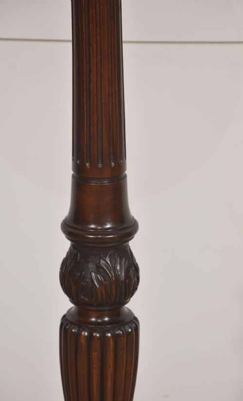 MAHOGANY PEDESTAL PLANT STAND IN THE GEORGIAN TASTE - ADDITIONAL PHOTO 4