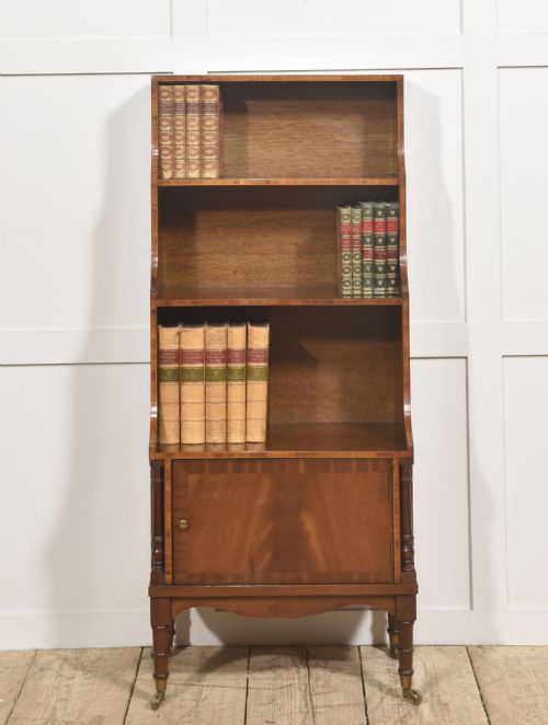 MAHOGANY WATERFALL BOOKCASE - ADDITIONAL PHOTO 2