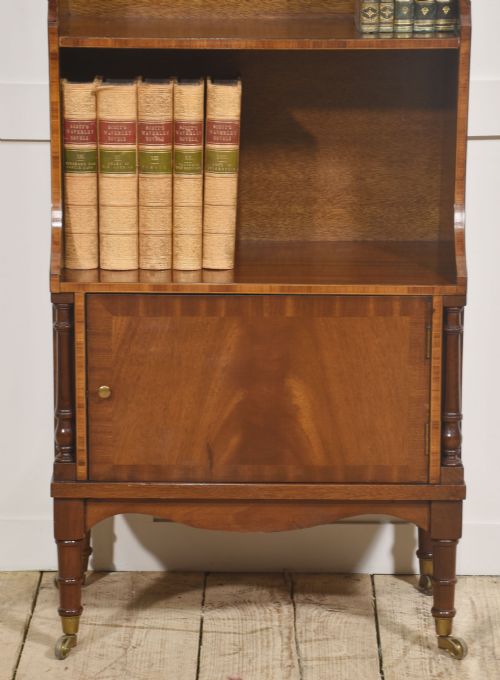 MAHOGANY WATERFALL BOOKCASE - ADDITIONAL PHOTO 3