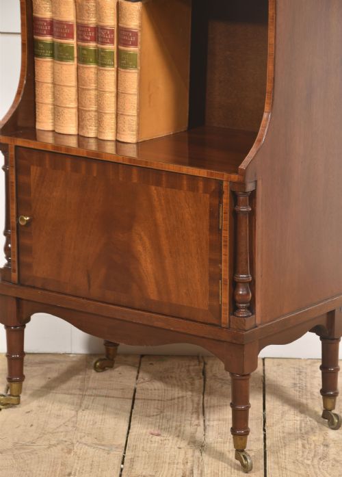 MAHOGANY WATERFALL BOOKCASE - ADDITIONAL PHOTO 5