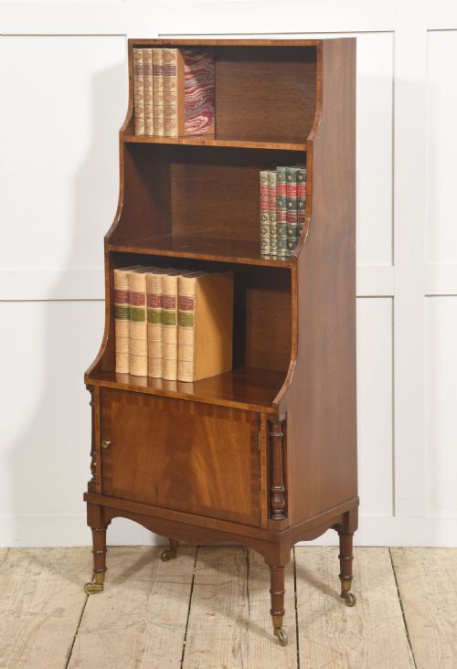 MAHOGANY WATERFALL BOOKCASE - ADDITIONAL PHOTO 6