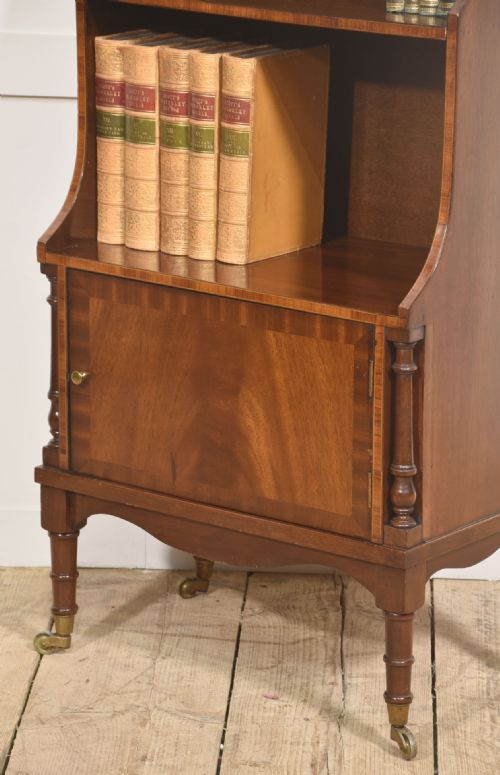 MAHOGANY WATERFALL BOOKCASE - ADDITIONAL PHOTO 7