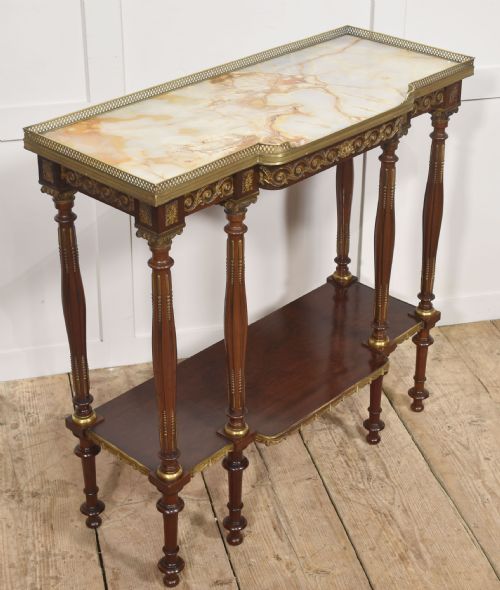 REGENCY REVIVAL MAHOGANY CONSOLE TABLE - ADDITIONAL PHOTO 5