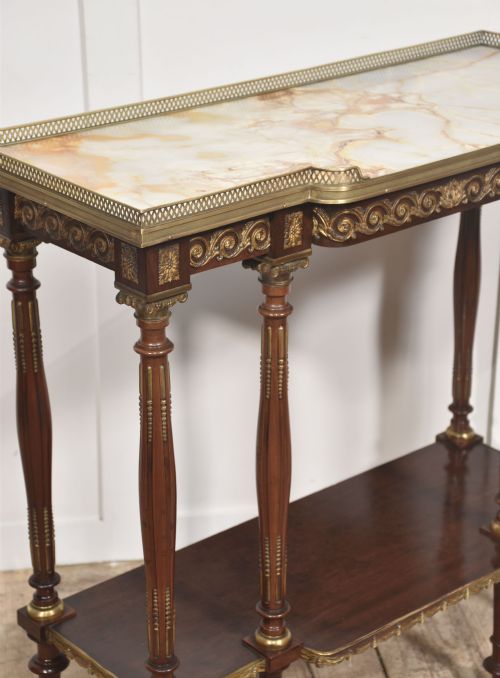 REGENCY REVIVAL MAHOGANY CONSOLE TABLE - ADDITIONAL PHOTO 6