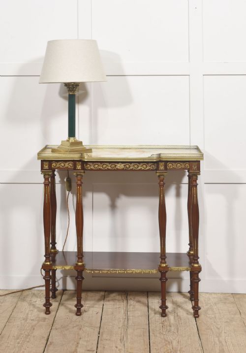 REGENCY REVIVAL MAHOGANY CONSOLE TABLE - ADDITIONAL PHOTO 8