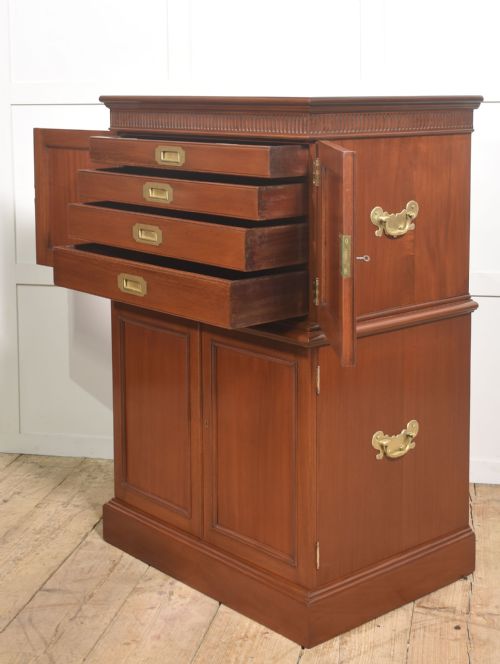 MAHOGANY COLLECTORS CABINET - ADDITIONAL PHOTO 5