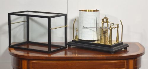 FINE ANEROID BAROGRAPH BY SHORT MASON LONDON - ADDITIONAL PHOTO 4