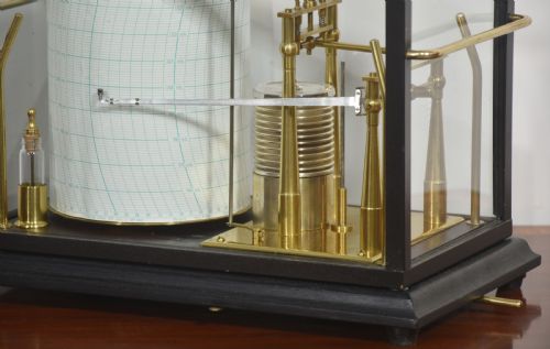FINE ANEROID BAROGRAPH BY SHORT MASON LONDON - ADDITIONAL PHOTO 5