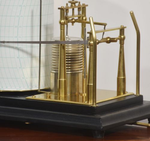 FINE ANEROID BAROGRAPH BY SHORT MASON LONDON - ADDITIONAL PHOTO 6