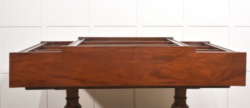 MAHOGANY BREAKFRONT OPEN BOOKCASE - ADDITIONAL PHOTO 13