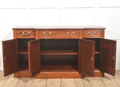 FLAME MAHOGANY BREAKFRONT SIDEBOARD - ADDITIONAL PHOTO 9
