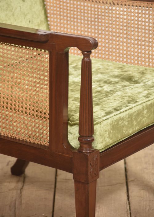 MAHOGANY BERGRE ARMCHAIR - ADDITIONAL PHOTO 2