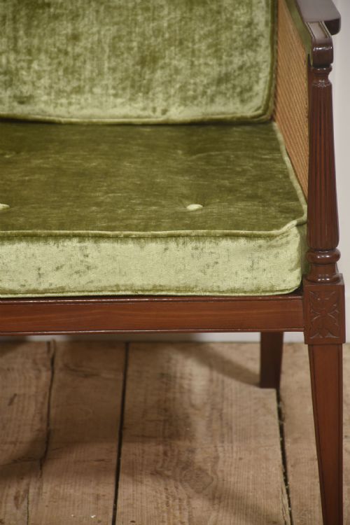 MAHOGANY BERGRE ARMCHAIR - ADDITIONAL PHOTO 5