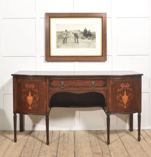 INLAID MAHOGANY SIDEBOARD - ADDITIONAL PHOTO 1