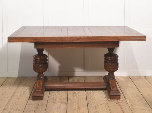 OAK REFECTORY DINING TABLE