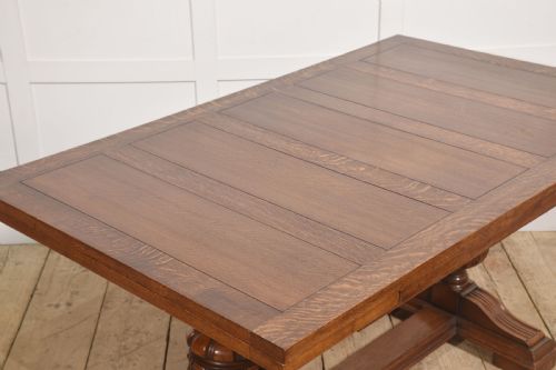 OAK REFECTORY DINING TABLE - ADDITIONAL PHOTO 4
