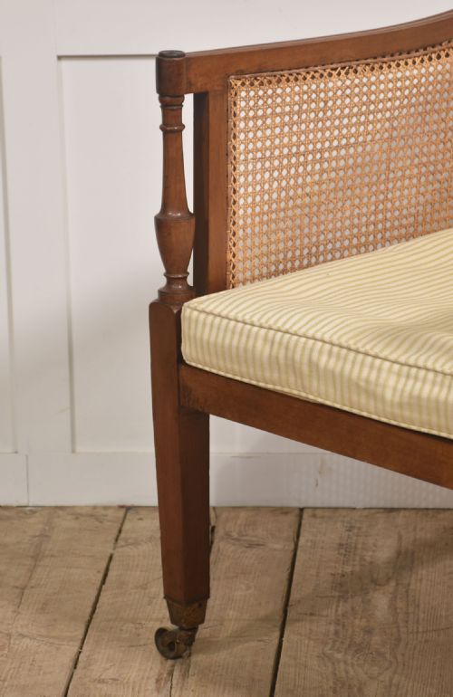 REGENCY MAHOGANY BERGRE LIBRARY ARMCHAIR - ADDITIONAL PHOTO 2