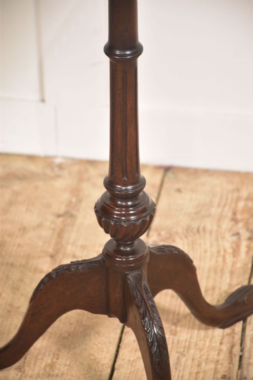 MAHOGANY OCCASIONAL WINE TABLE - ADDITIONAL PHOTO 4