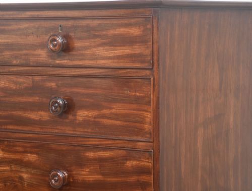 TALL MAHOGANY CHEST OF DRAWERS - ADDITIONAL PHOTO 10