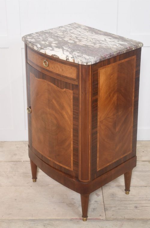 WALNUT INLAID SIDE CABINET - ADDITIONAL PHOTO 5