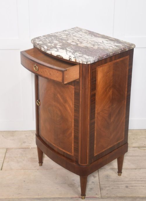 WALNUT INLAID SIDE CABINET - ADDITIONAL PHOTO 6