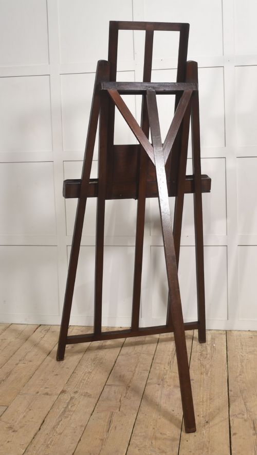 LARGE 19TH CENTURY ARTISTS MAHOGANY STUDIO EASEL - ADDITIONAL PHOTO 9