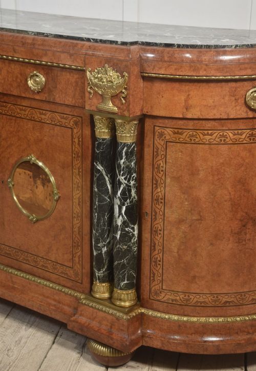 LOUIS XV MARBLE TOPPED BUFFET SIDEBOARD - ADDITIONAL PHOTO 1