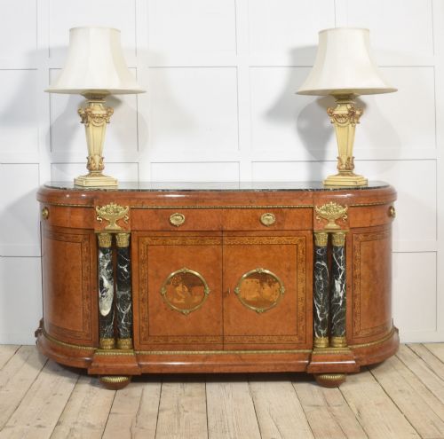 LOUIS XV MARBLE TOPPED BUFFET SIDEBOARD - ADDITIONAL PHOTO 2