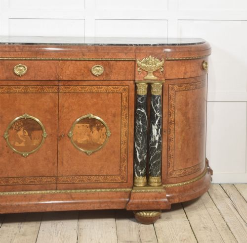 LOUIS XV MARBLE TOPPED BUFFET SIDEBOARD - ADDITIONAL PHOTO 4