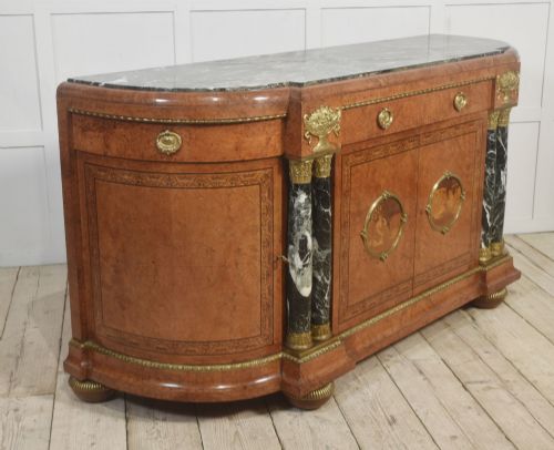 LOUIS XV MARBLE TOPPED BUFFET SIDEBOARD - ADDITIONAL PHOTO 11