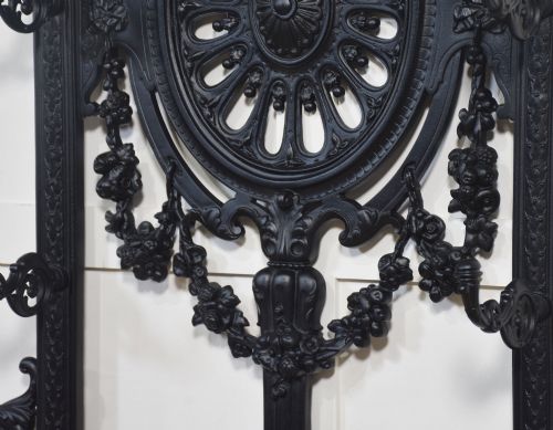 COALBROOKDALE STYLE CAST IRON HALL STAND - ADDITIONAL PHOTO 7