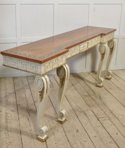 NEOCLASSICAL PAINTED CONSOLE TABLE