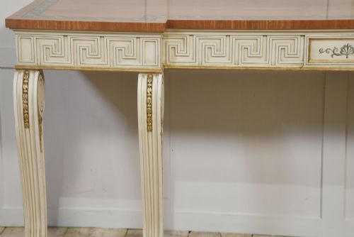 NEOCLASSICAL PAINTED CONSOLE TABLE - ADDITIONAL PHOTO 6