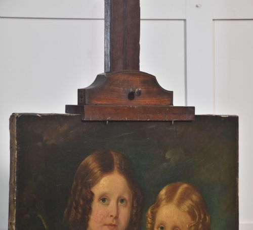 19TH CENTURY ADJUSTABLE OAK ARTISTS STUDIO EASEL - ADDITIONAL PHOTO 10