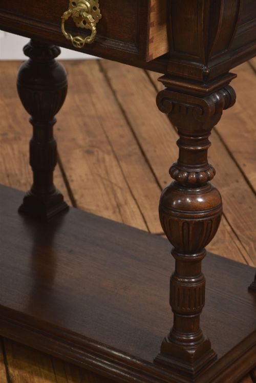 JACOBEAN STYLE OAK DRESSER BASE - ADDITIONAL PHOTO 9