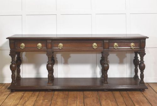 JACOBEAN STYLE OAK DRESSER BASE
