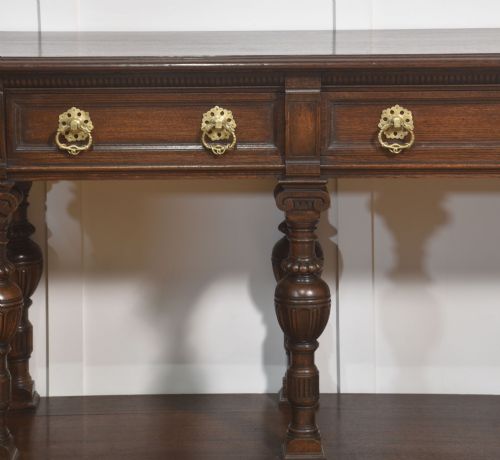 JACOBEAN STYLE OAK DRESSER BASE - ADDITIONAL PHOTO 13