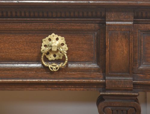 JACOBEAN STYLE OAK DRESSER BASE - ADDITIONAL PHOTO 14