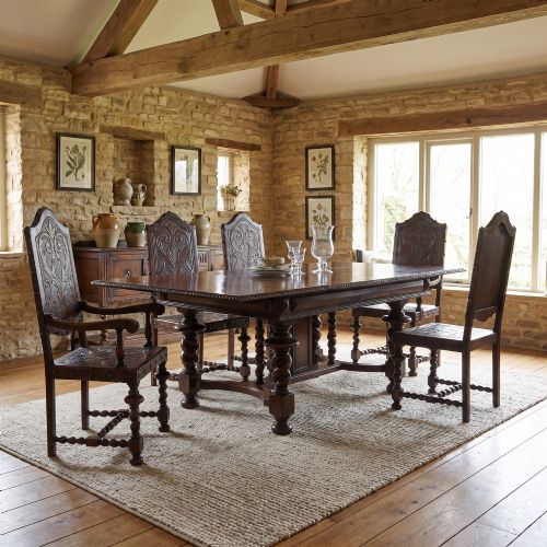 LARGE 19TH CENTURY PORTUGUESE ROSEWOOD EXTENDING DINING TABLE - ADDITIONAL PHOTO 1
