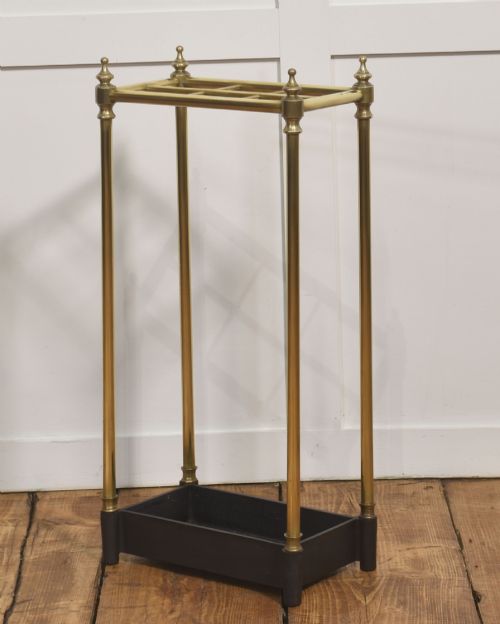 19th Century Brass and Cast Iron Umbrella Stand