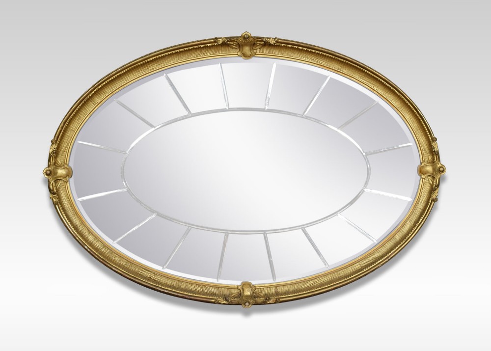 19th century gilt wall mirror