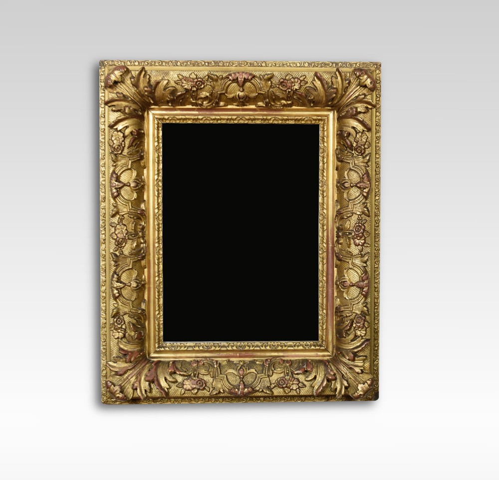 Victorian gilt gesso picture frame