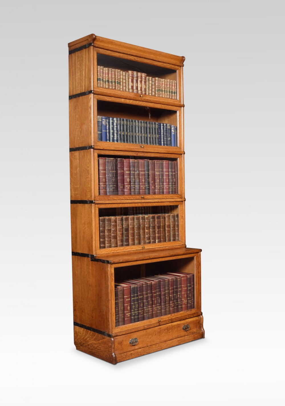 Oak globe Wernicke five section bookcase