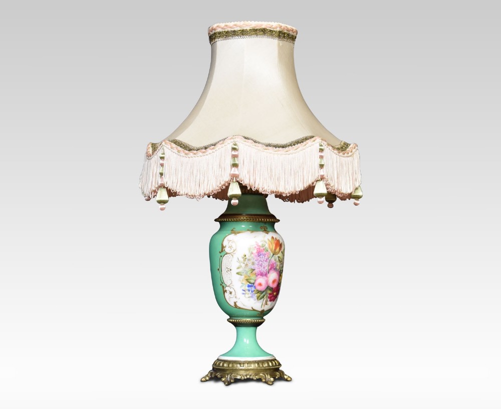 Sevres style table lamp
