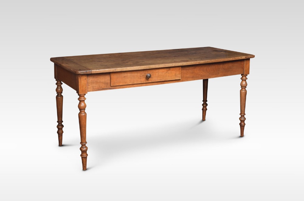 French fruitwood farmhouse kitchen dining table