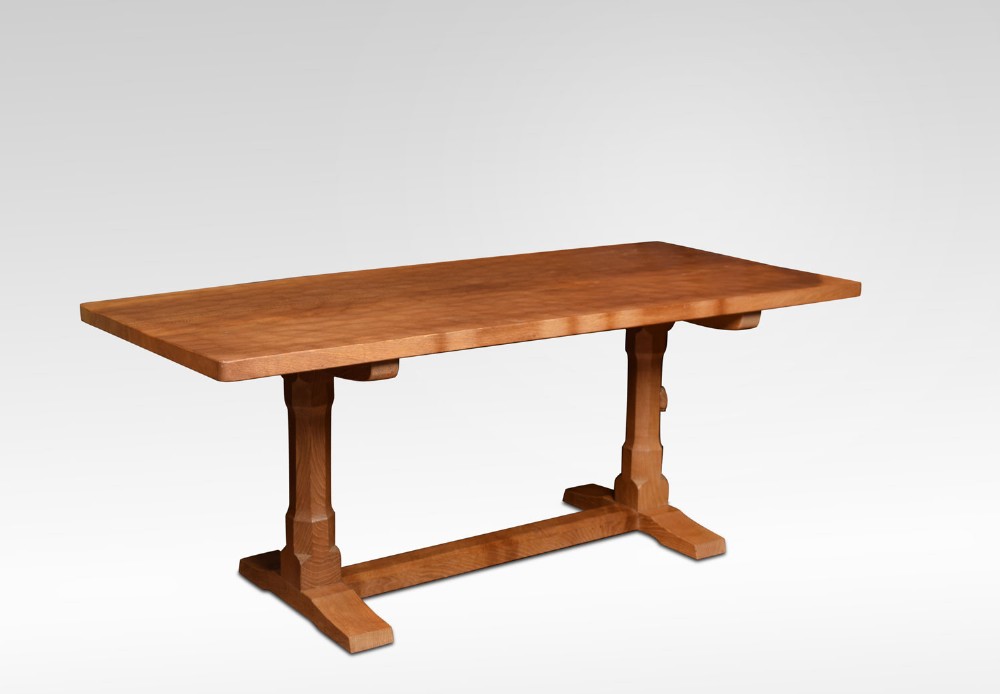 oak refectory table by Peter “RABBITMAN” Heap