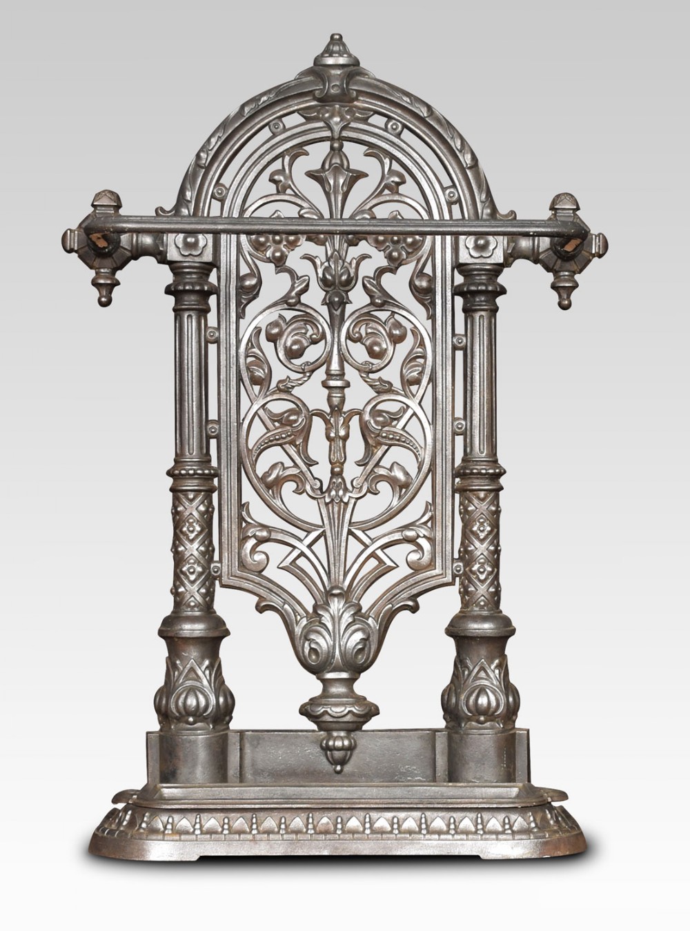 19th century Scottish Victorian cast iron umbrella stand